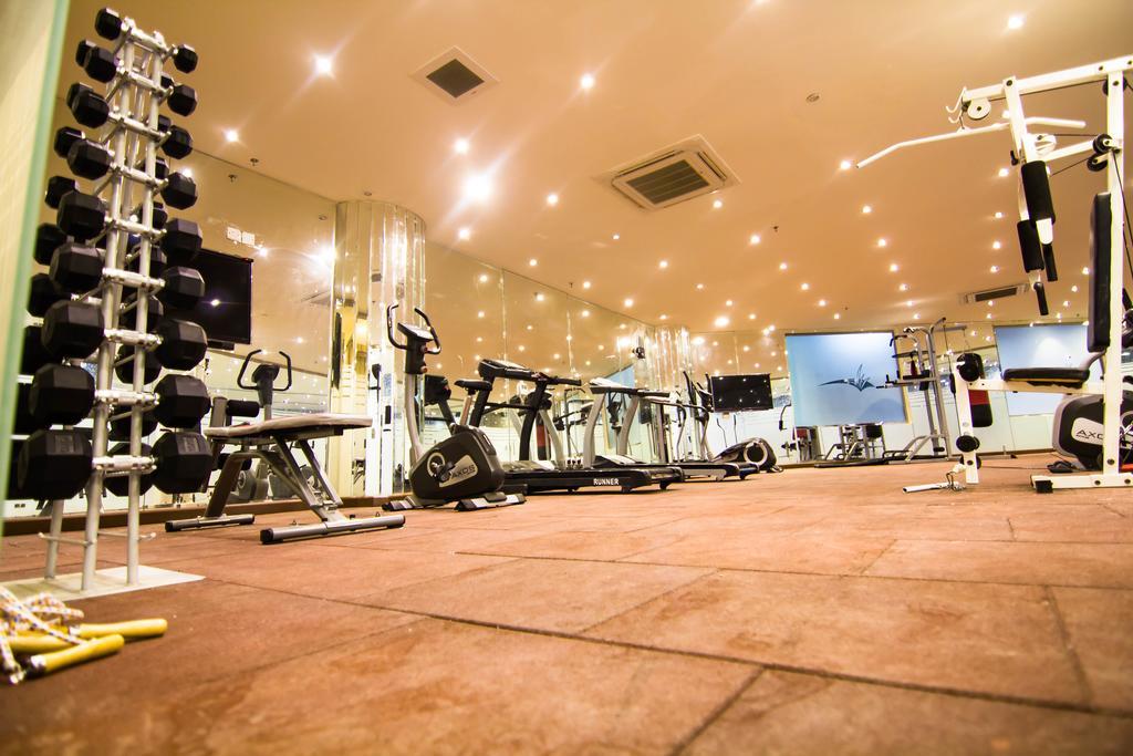 Rest Night Serviced Apartments- Alhamra Riyadh Exteriör bild A gym in Japan
